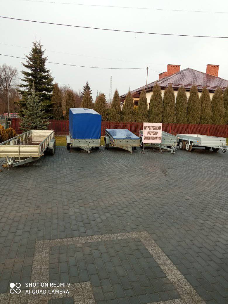 Wypozyczenie przyczepy samochodowej
